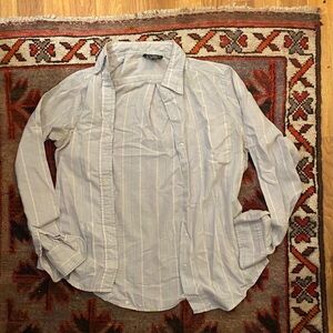 Vintage Sultra Striped Button-Up Shirt
